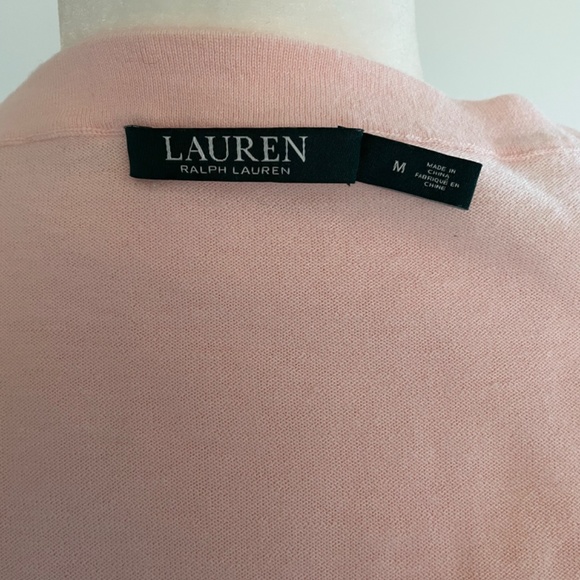 ** SOLD ** Ralph Lauren lightweight side slit sweater - Sz M - Picture 9 of 10